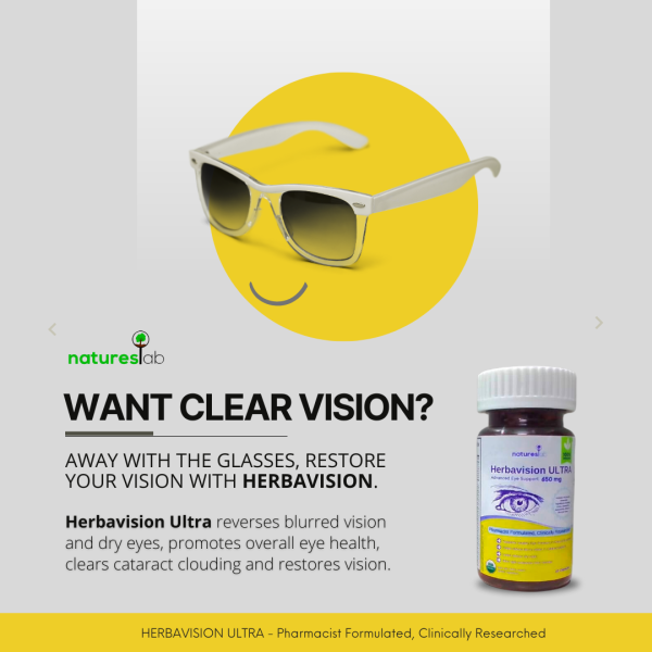 Herbavision Ultra for cataracts and glaucoma